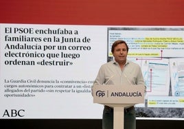 El PP afirma que los enchufes de la Faffe reflejan «la desvergüenza y el modo de actuar del PSOE de Andalucía»