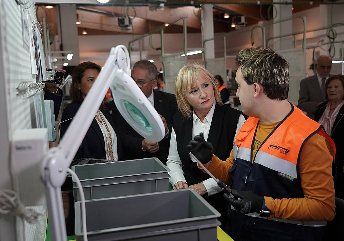 Inauguración del primer Centro de Fabricación Aditiva Social (FAS) de Castilla y León, con la asistencia de la consejera de Industria, Leticia García