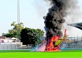 Muere el paciente del helicóptero del 061 que se incendió este verano en Cabra por un escape de oxígeno