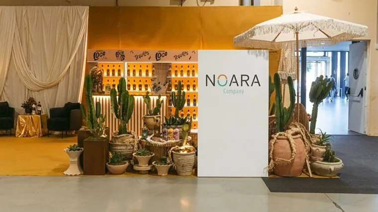 El stand de Noara Company, vencedor en la categoría de bodegas, destilados y bebidas