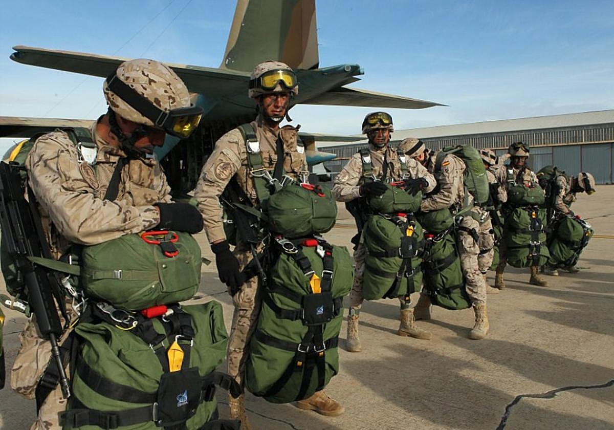 Miembros del Escuadrón de Apoyo al Despligue Aéreo en una imagen de archivo.