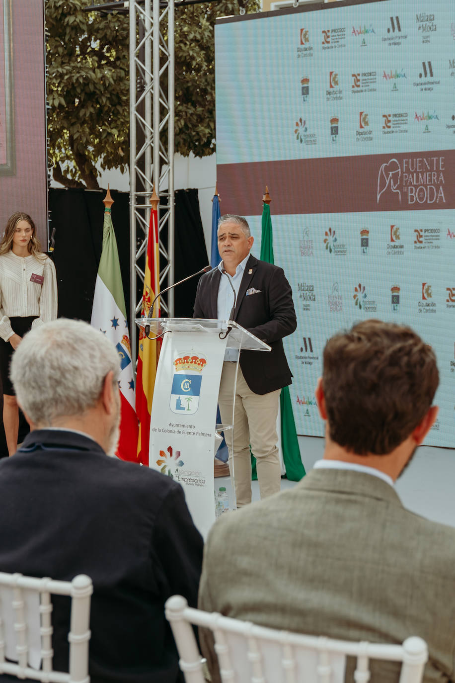 La inauguración de la feria Fuente Palmera de Boda, en imágenes