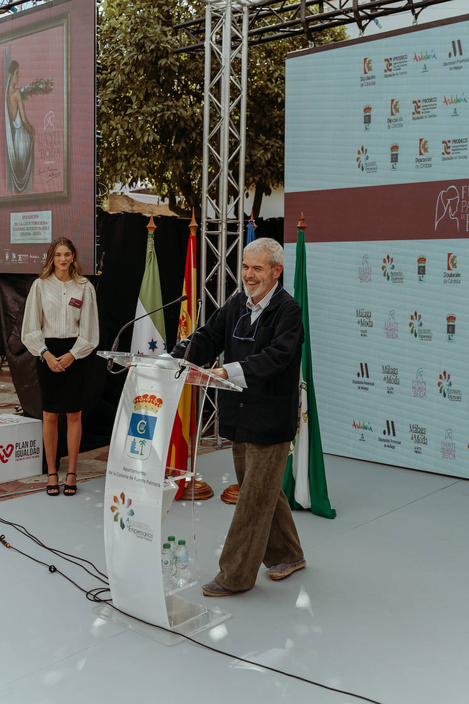 La inauguración de la feria Fuente Palmera de Boda, en imágenes
