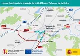 Transportes adjudica por 7 millones  las obras para adecuar la N-502A al paso de peatones y ciclistas por Talavera