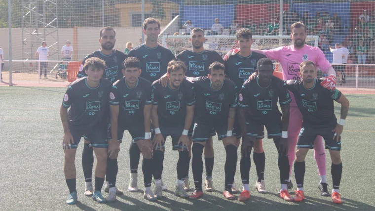 Once inicial del CD Toledo en Villacañas