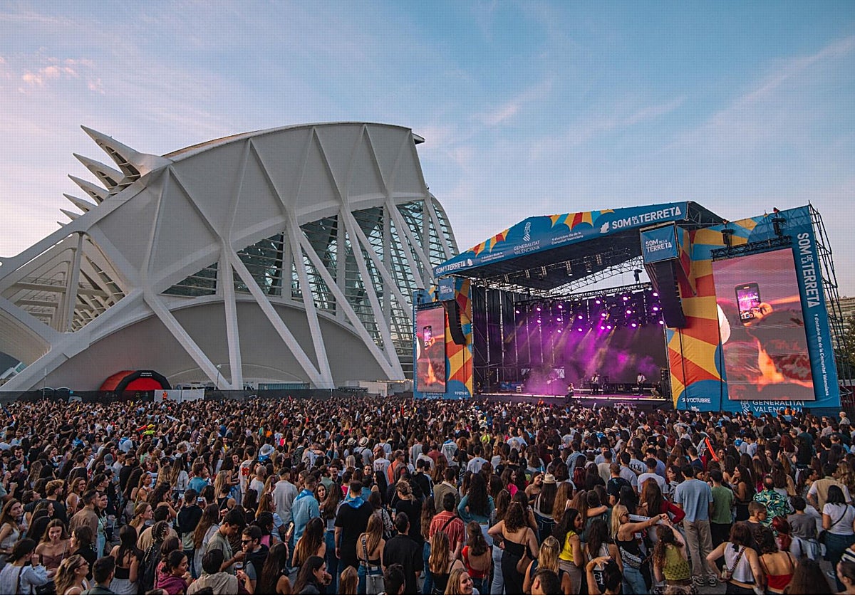 Imagen de uno de los conciertos del festival «Som de la terreta»