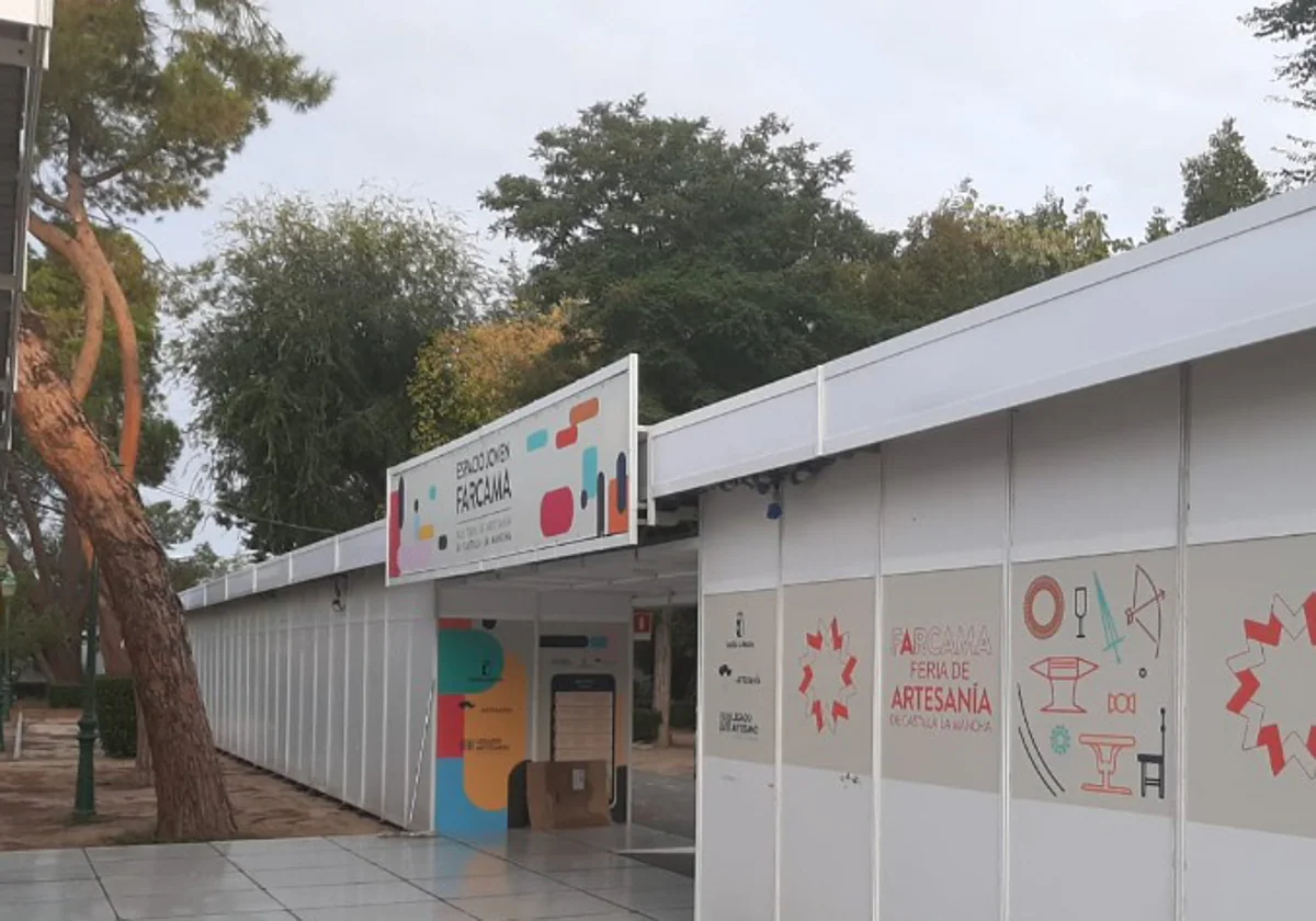 Los stands de Farcama ya montados para la feria