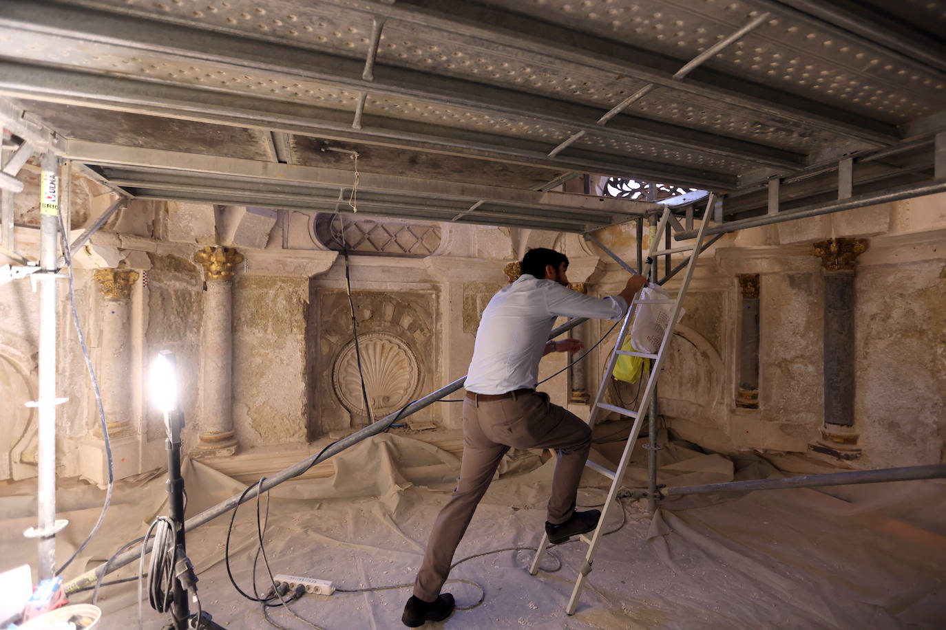 ABC en la meticulosa restauración de la maqsura de la Mezquita-Catedral de Córdoba