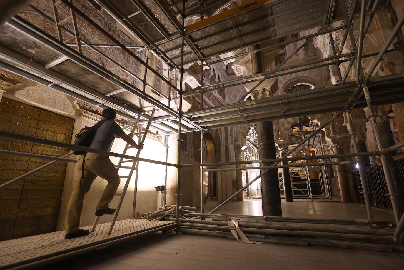 ABC en la meticulosa restauración de la maqsura de la Mezquita-Catedral de Córdoba