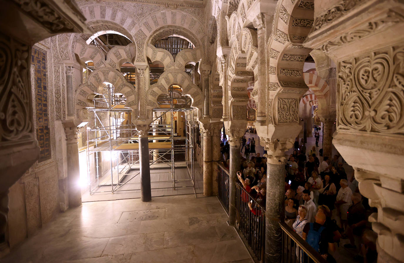 ABC en la meticulosa restauración de la maqsura de la Mezquita-Catedral de Córdoba