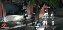 Pantoja: 27 personas evacuadas tras declararse un incendio en un local comercial