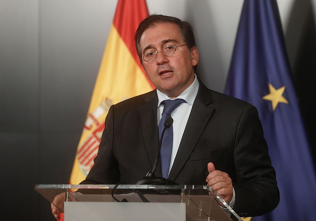 El ministro de Asuntos Exteriores, José Manuel Albares