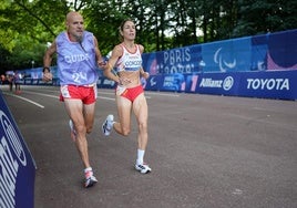 Las maratonianas paralímpicas Elena Congost y Carmen Paredes estarán en la Benidorm Half 2024