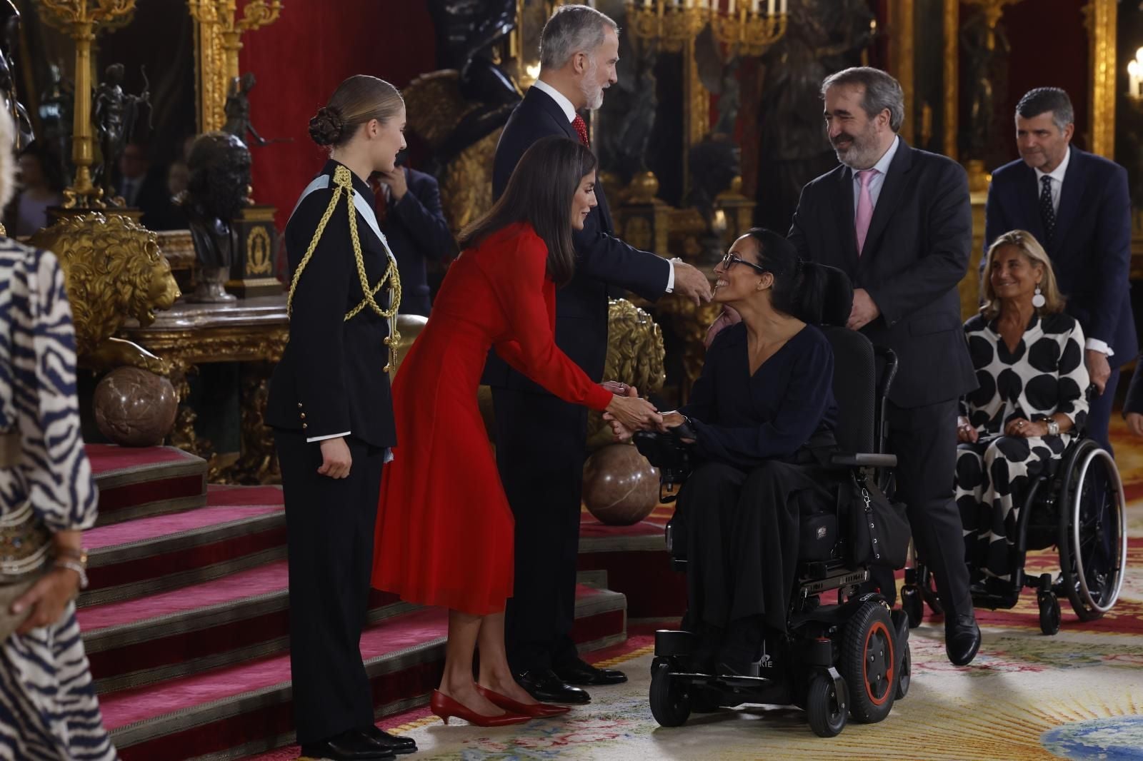 La nadadora y medallista paralímpica Teresa Perales ha sido una de las caras deportivas  invitadas al acto