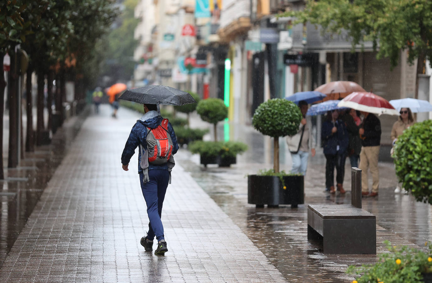 En imágenes, los últimos coletazos de la borrasca Berenice en Córdoba