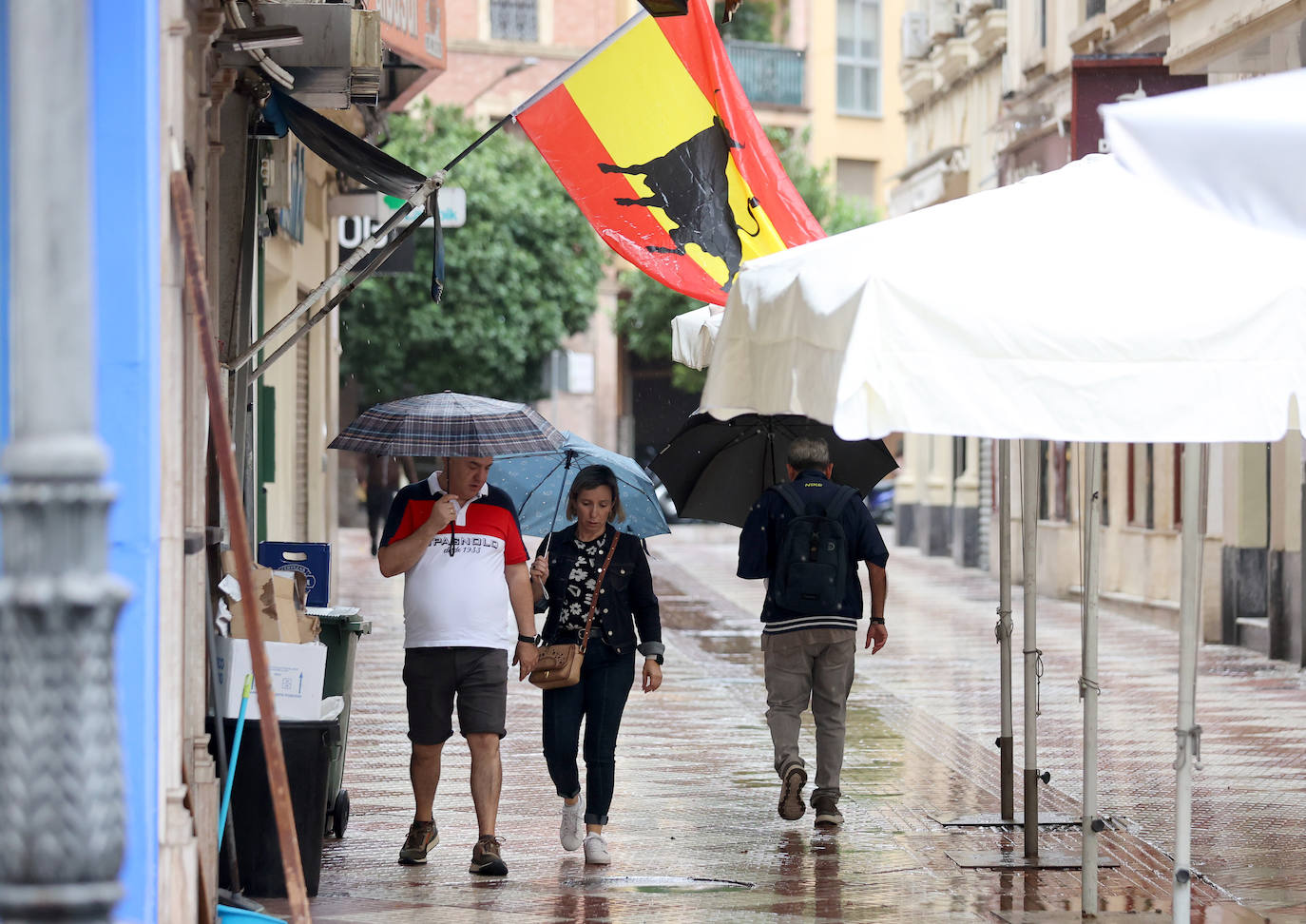 En imágenes, los últimos coletazos de la borrasca Berenice en Córdoba