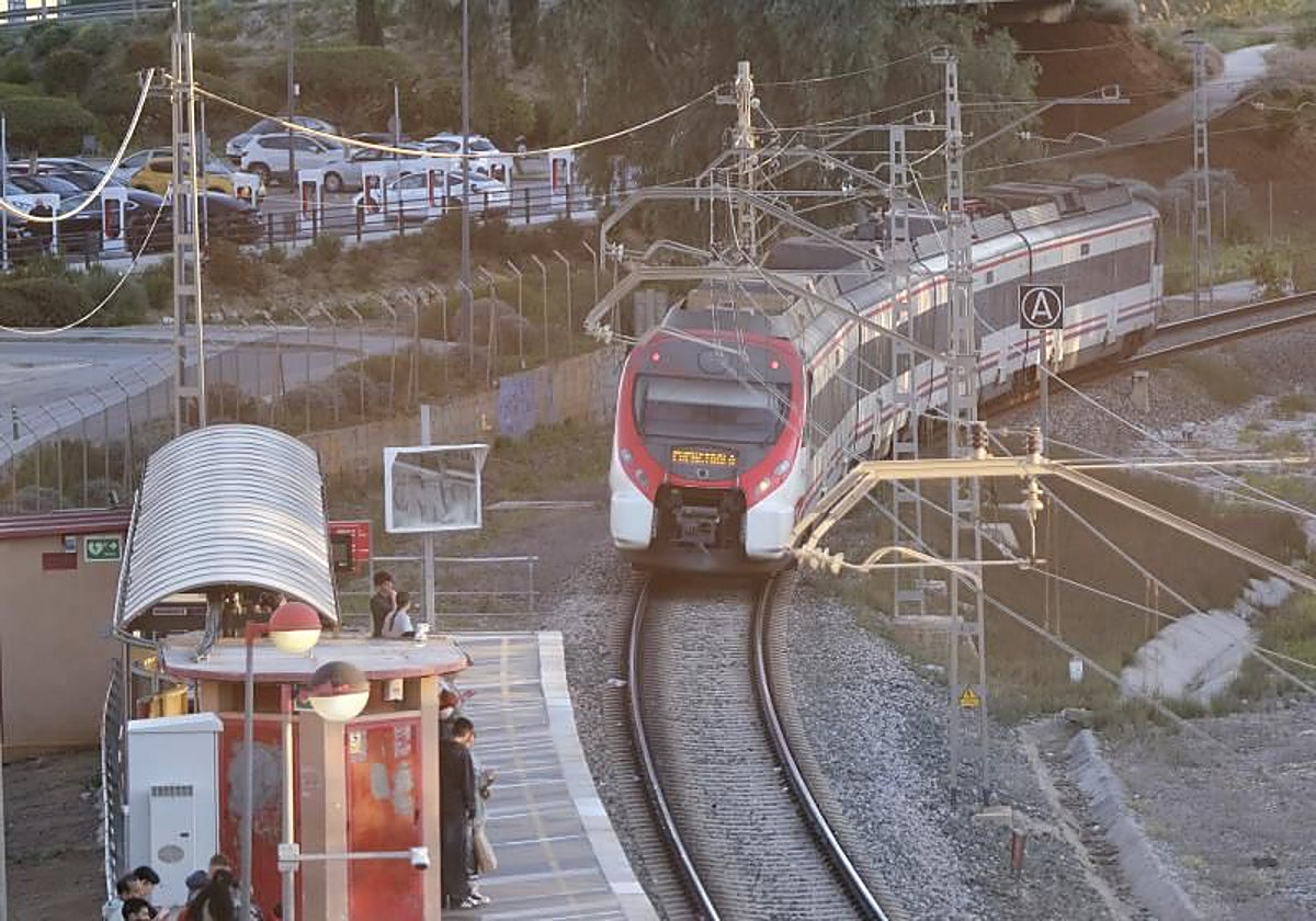 Tren de Cercanías en Málaga