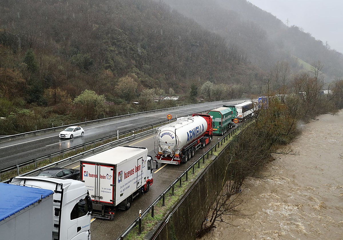 La AP-66, en una imagen de archivo