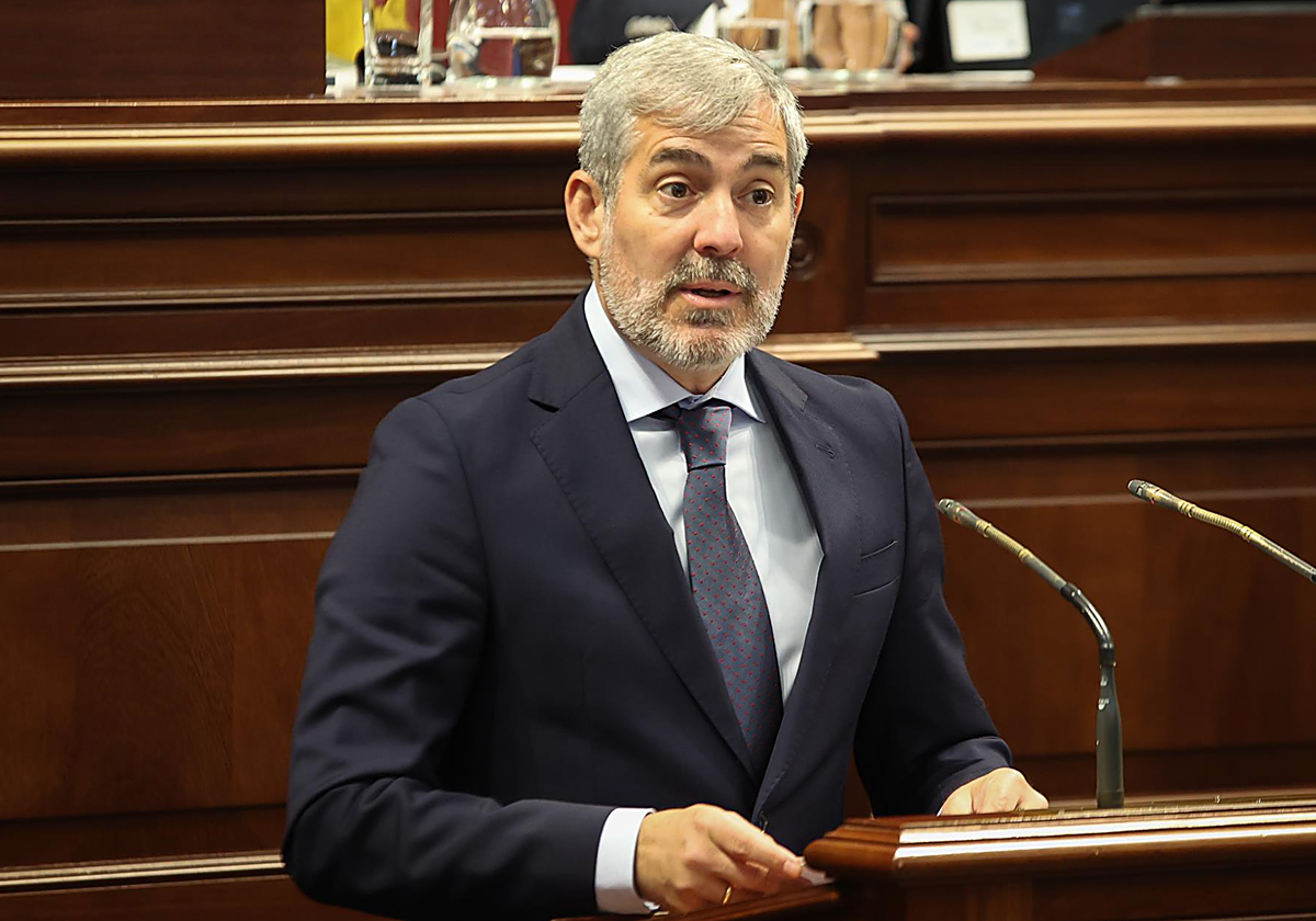 El presidente de Canarias, Fernando Clavijo