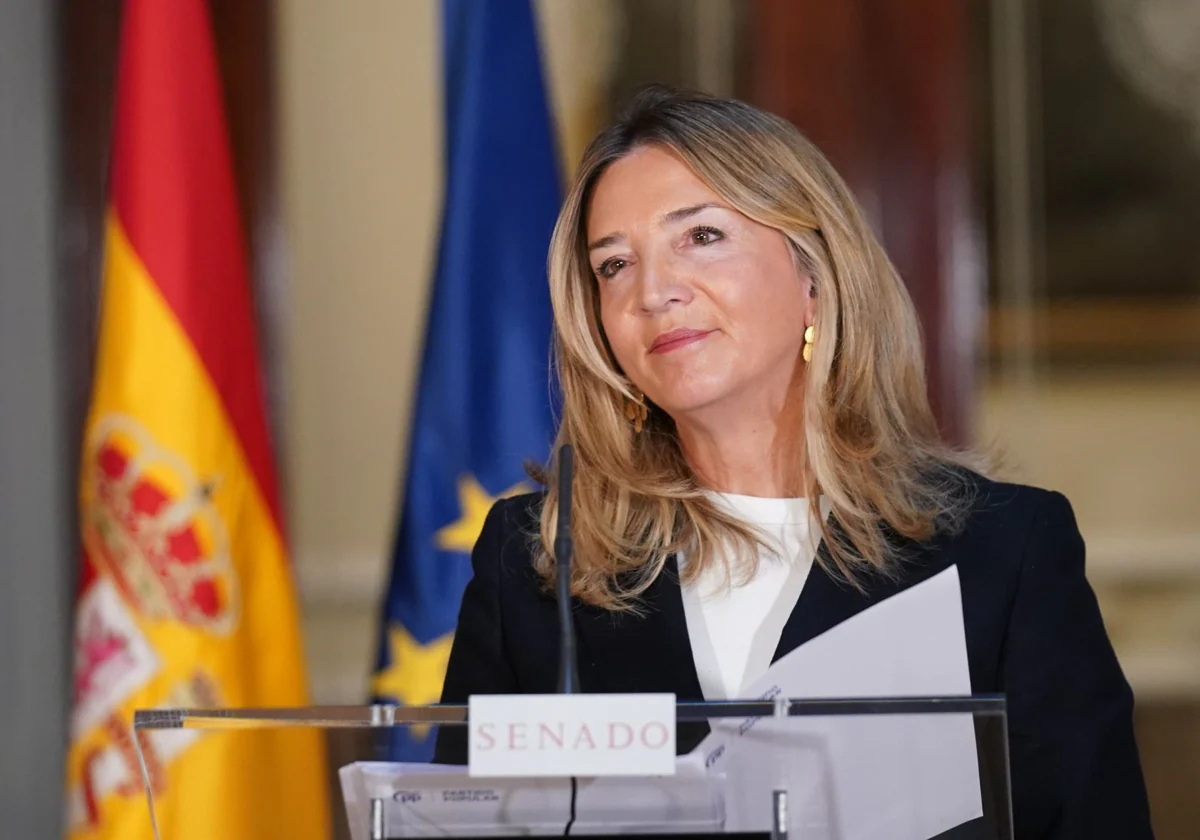 Alicia García, portavoz del PP en el Senado