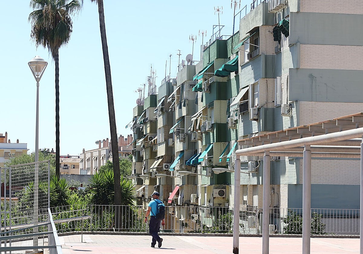 Bloques de viviendas en el barrio del Parque Figueroa en Córdoba