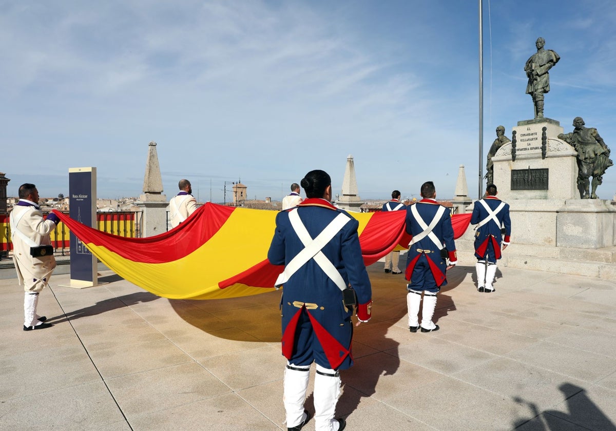 Uno de los momentos del acto celebrado este sábado en el Alcázar de Toledo