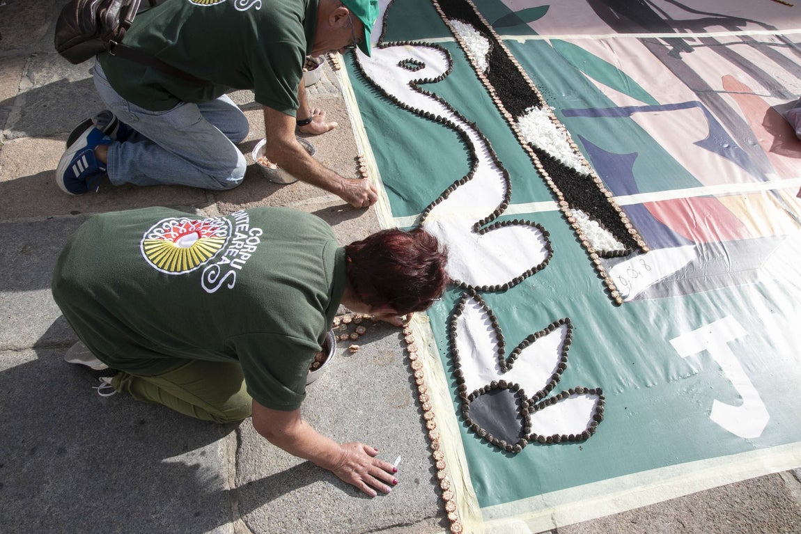La majestuosa alfombra de flores dedicada a Julio Romero de Torres en Flora, en imágenes