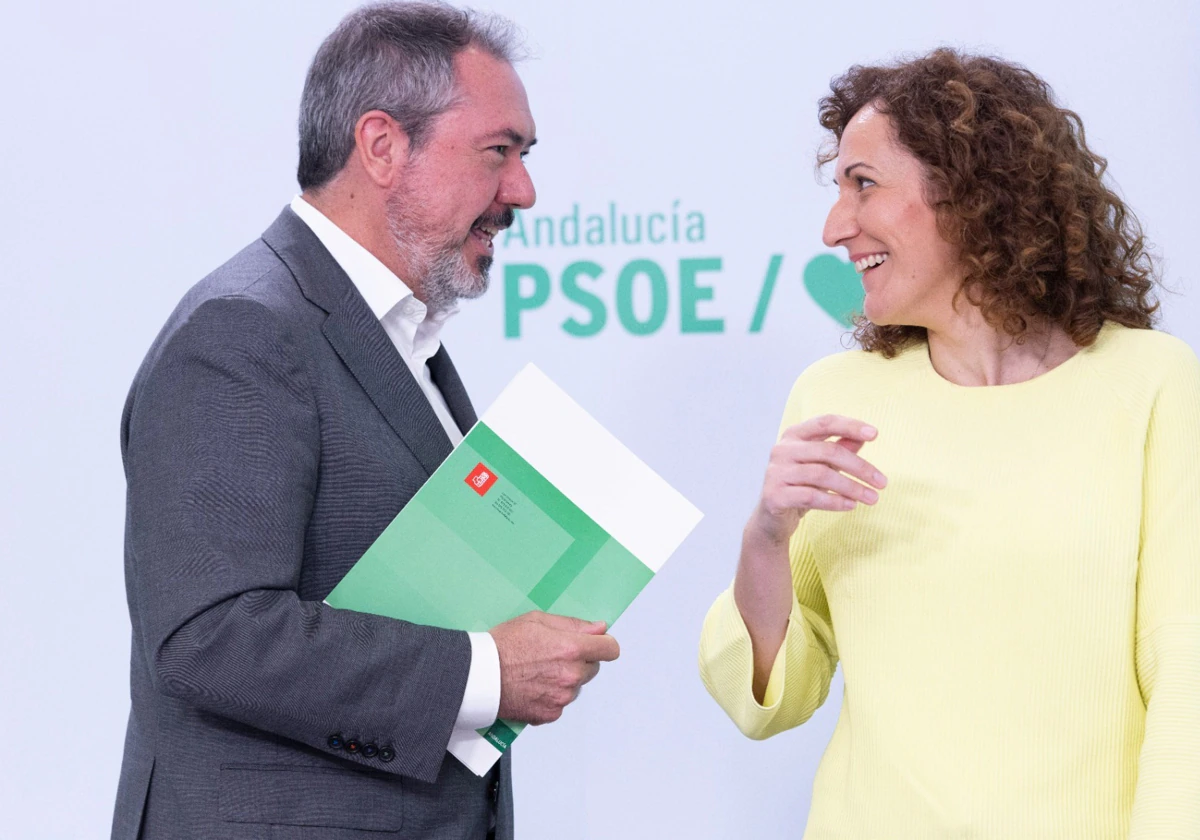 Juan Espadas y Nuria López