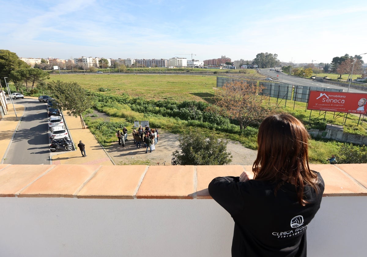 Terrenos donde se proyecta el futuro Parque de Mialbaida incluido en los presupuestos de Urbanismo