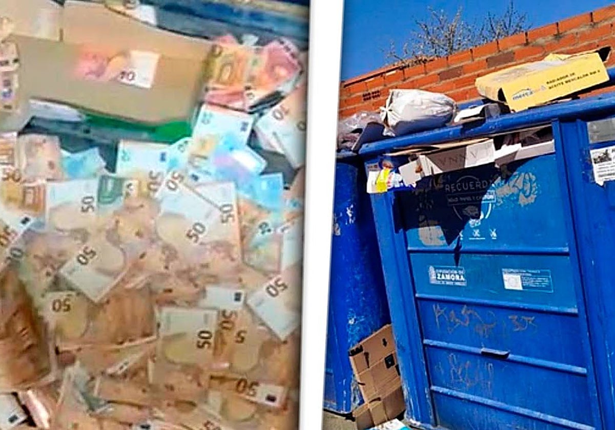 La sorpresa del trabajador del punto limpio de Miguelturra al encontrar en una caja de un televisor miles de euros