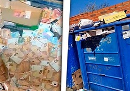 La sorpresa del trabajador del punto limpio de Miguelturra al encontrar en una caja de un televisor miles de euros