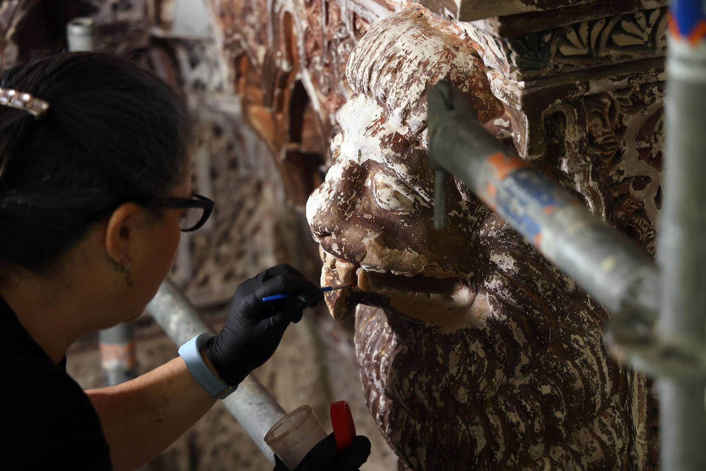ABC en la restauración de la Capilla Real de la Mezquita-Catedral de Córdoba, en imágenes