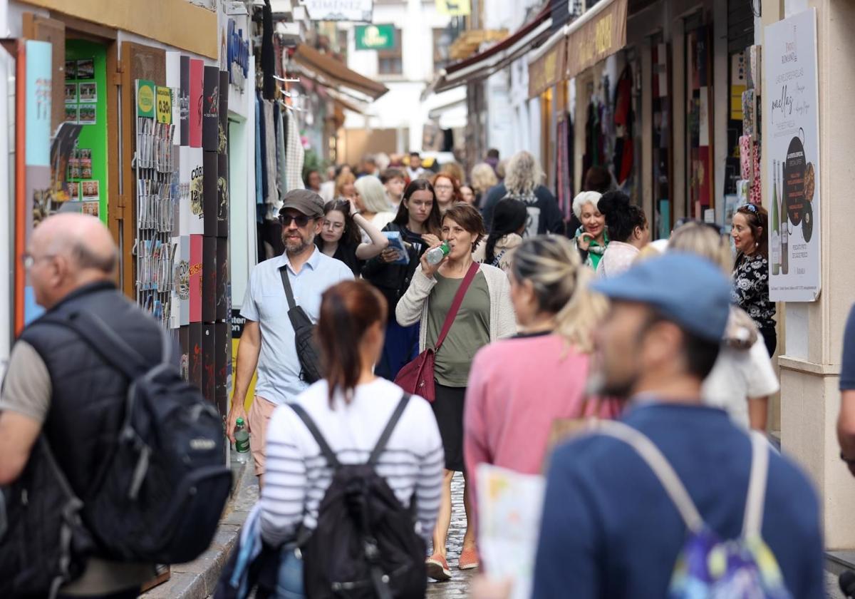 Turistas por la zona del Casco Histórico de Córdoba capital