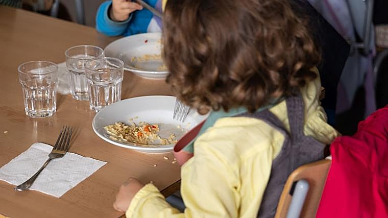 Un comedor escolar de Castilla y León