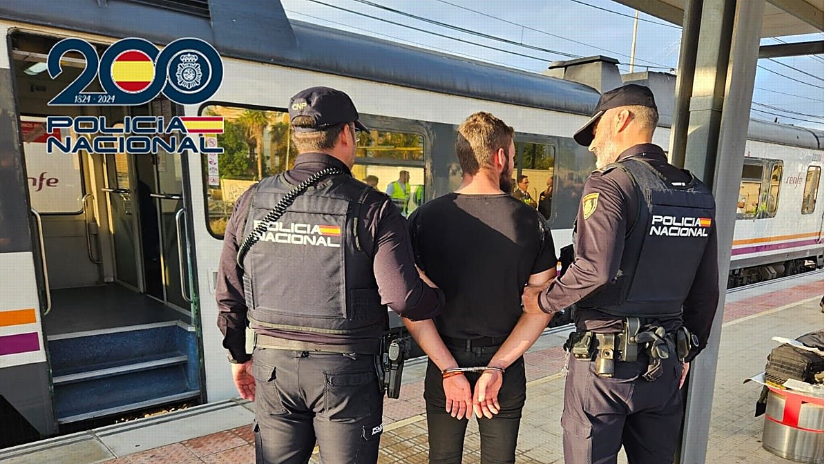 Imagen del hombre detenido este jueves en Valencia