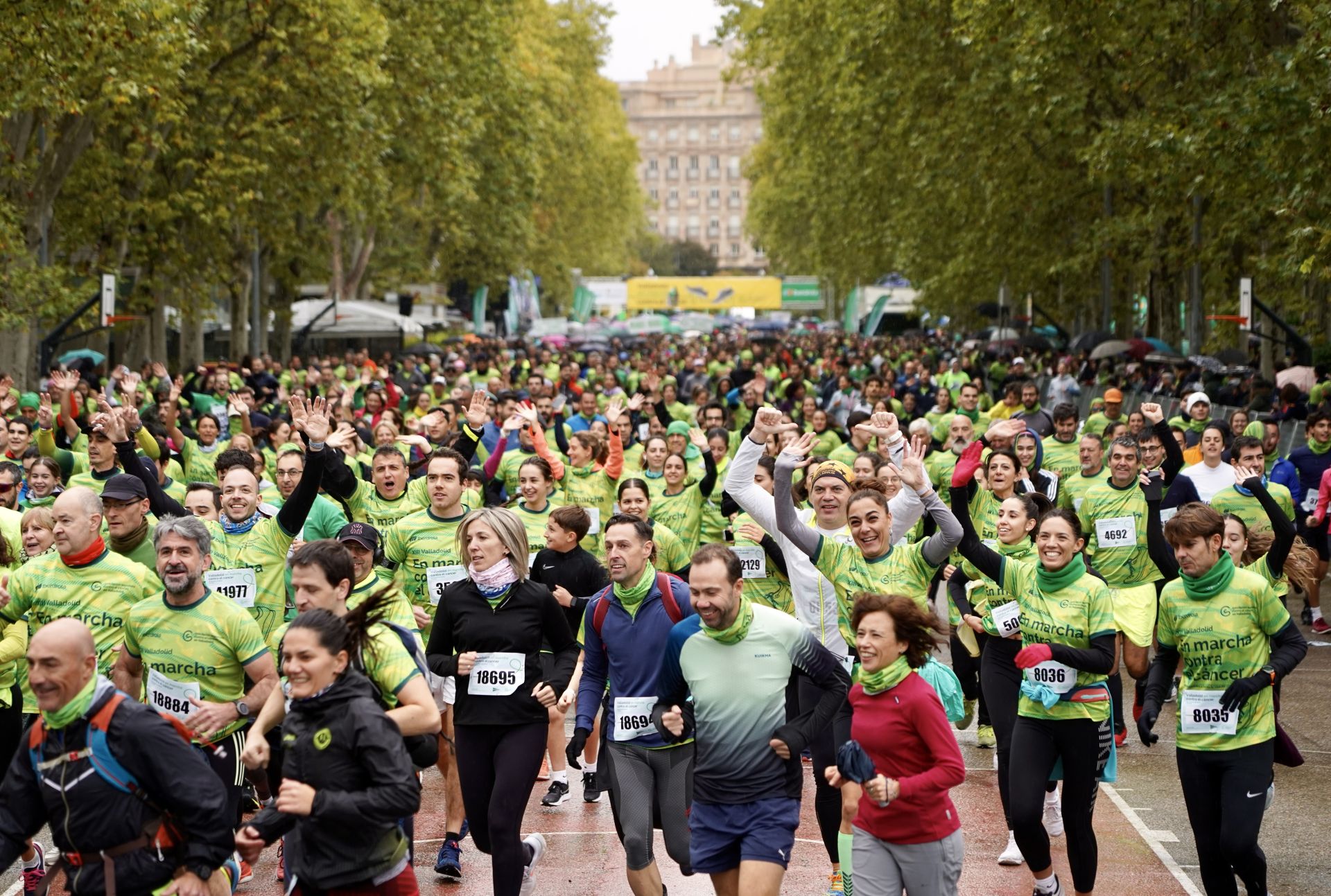 La XIII Valladolid en Marcha contra el Cáncer.