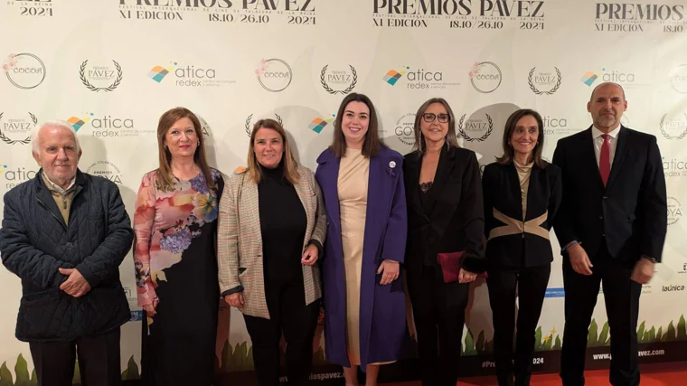 Carlos Gil, María Jesús Pérez, Tita García, Nuria Cogolludo, Montserrat Muro, Flora Bellón y David Gómez