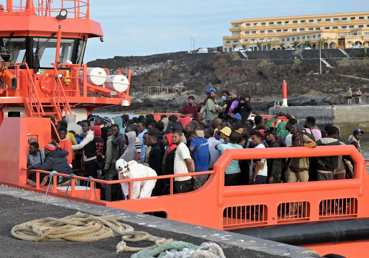 Rescate de medio millar de inmigrantes este verano en Canarias