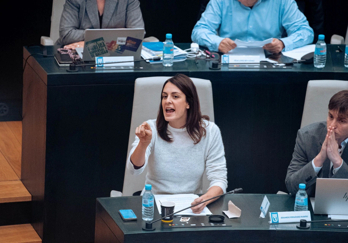 Rita Maestre, en un momento del Pleno