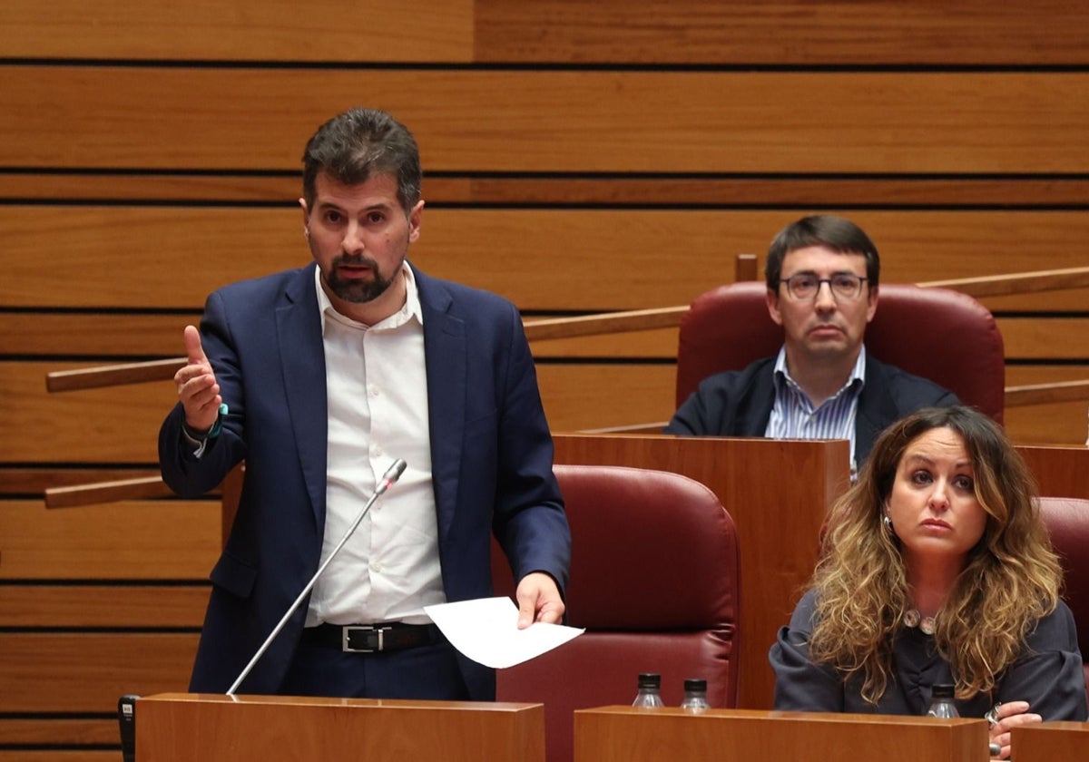 El secretario general del PSOE en Castilla y León, Luis Tudanca.