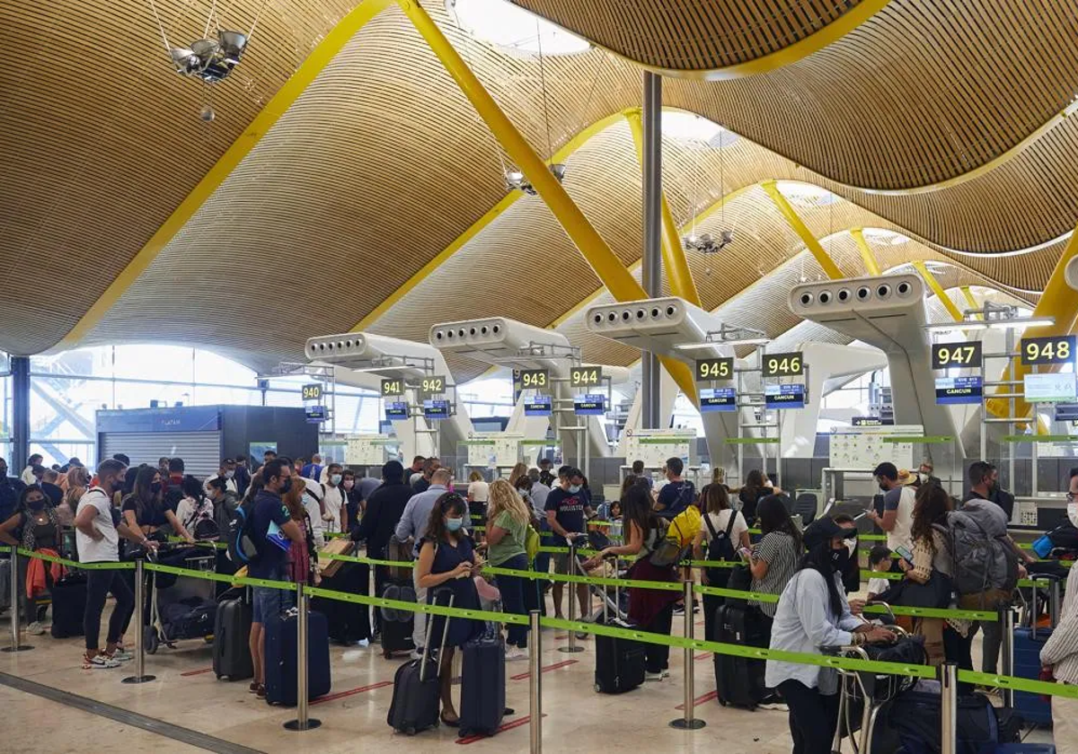 La pareja se dio cuenta del engaño en el aeropuerto de Barajas