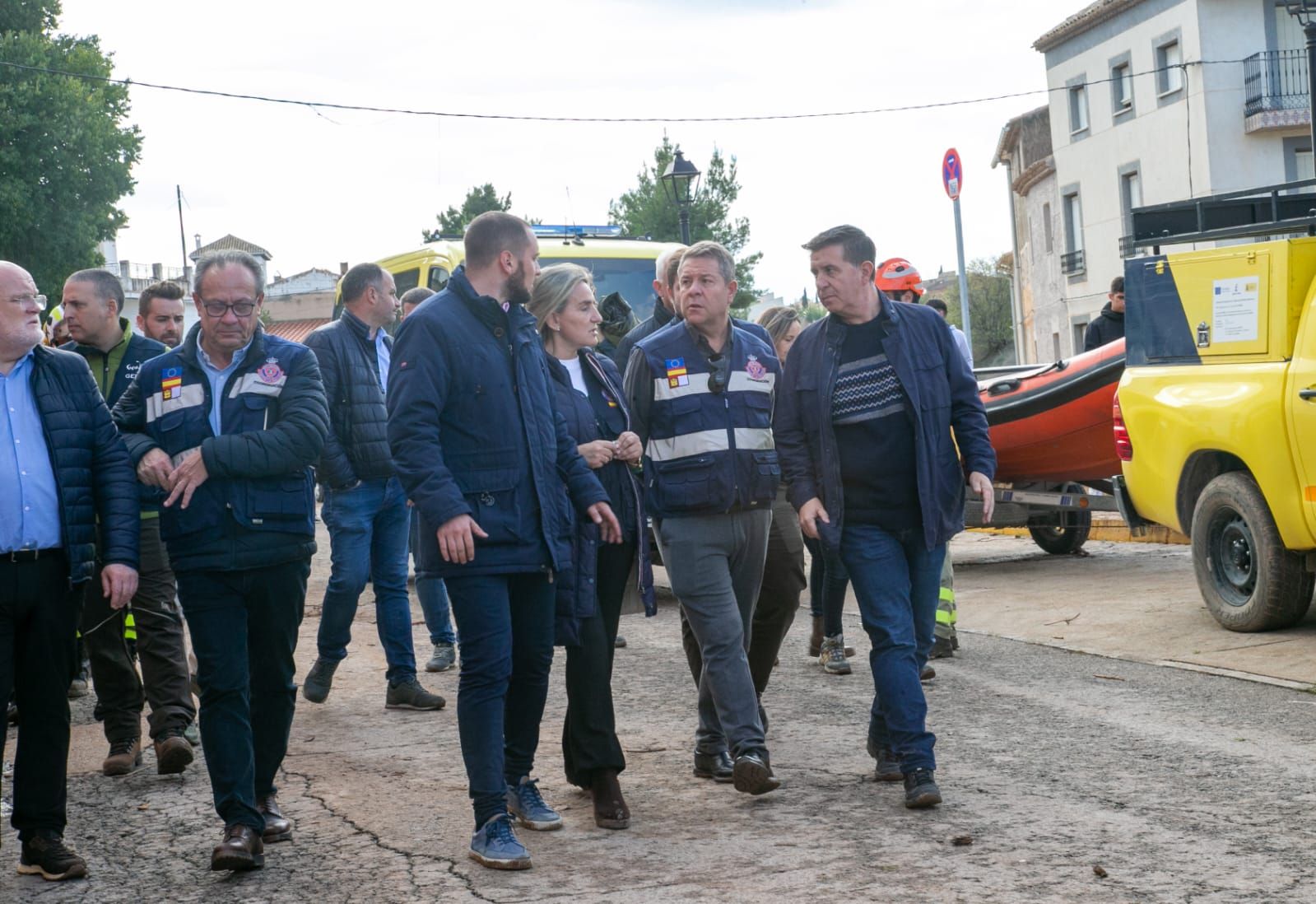 Page y Tolón visitan Letur, arrasada por la DANA