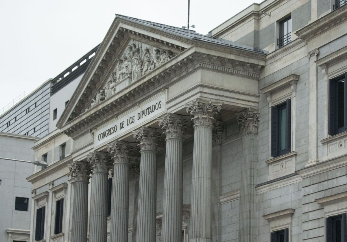 Fachada del Congreso de los Diputados