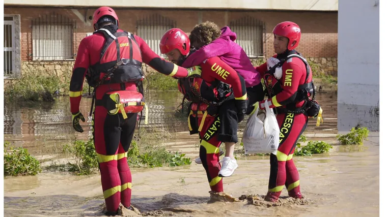 The UME worked on the ground in Mira, in the province of Cuenca, after the Junta de Castilla-La Mancha asked the Government for help