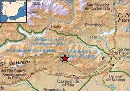 El municipio palentino de Castrejón de la Peña registra un terremoto de 2,5 grados