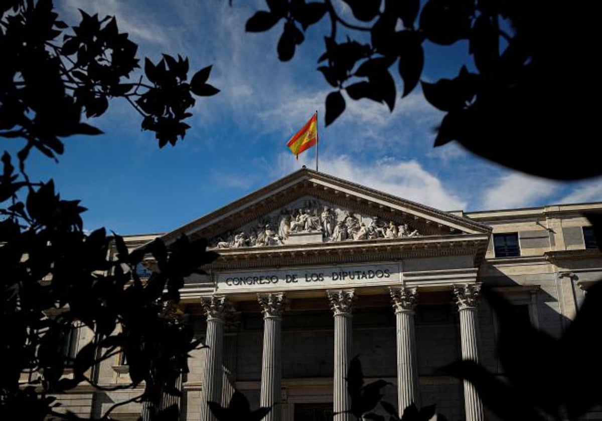 Fachada del Congreso de los Diputados