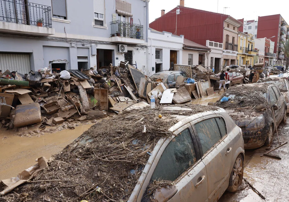 Imagen tomada este viernes en la pedanía de La Torre de Valencia