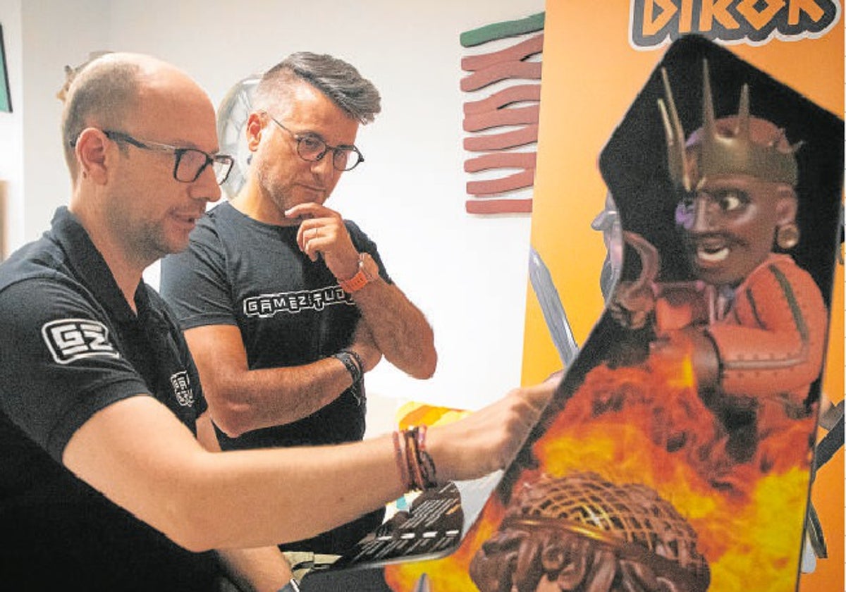 Los socios de Gamez Studio Jordi Mesa e Iván Gómez