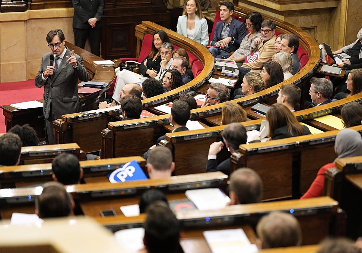 Illa, duarnte una sesión de control en el Parlament