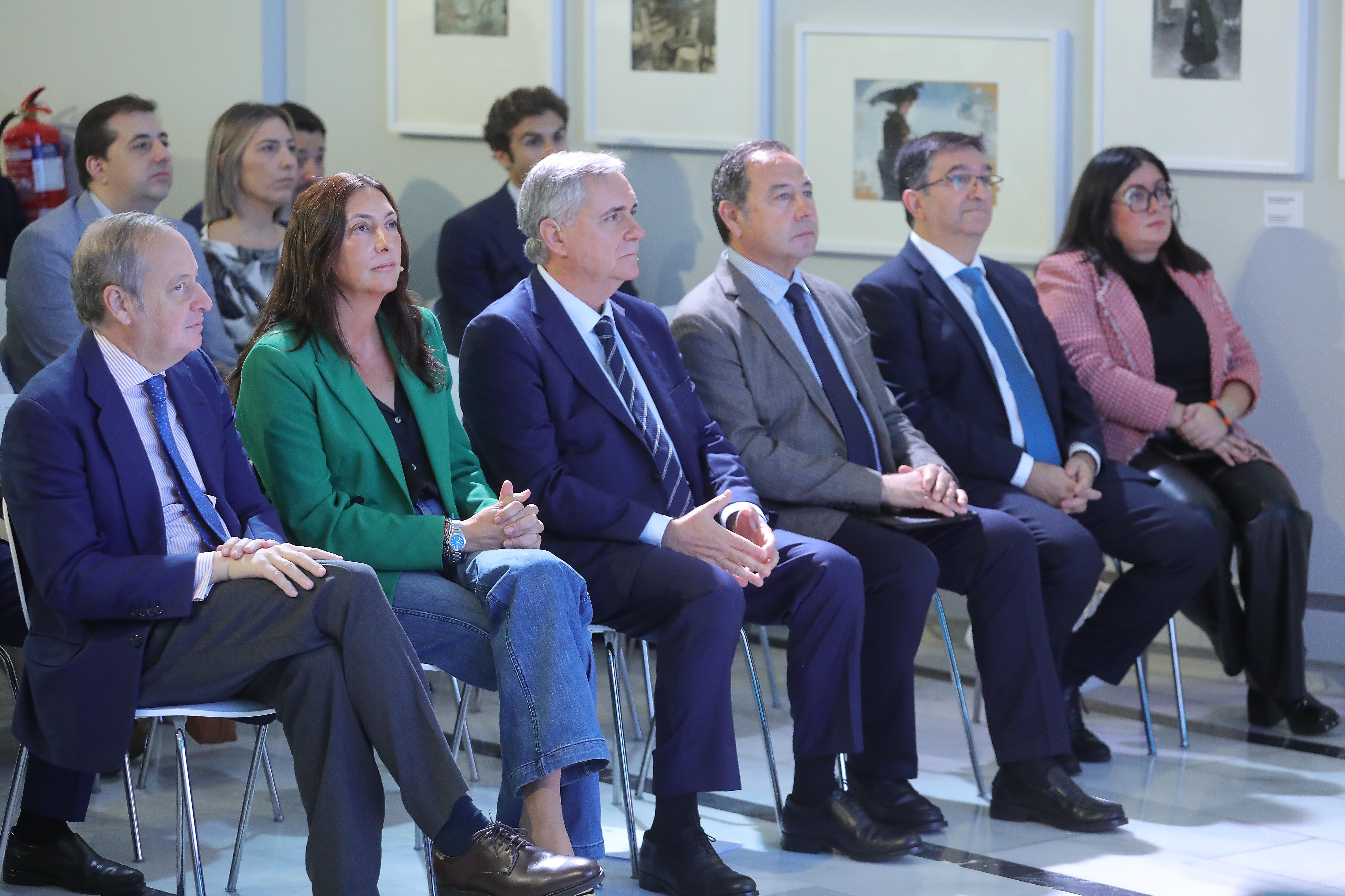 Álvaro Rodríguez Guitart, Loles López, Cristóbal Valderas, Ricardo Sánchez, Javier Gallego y María Luisa Cava